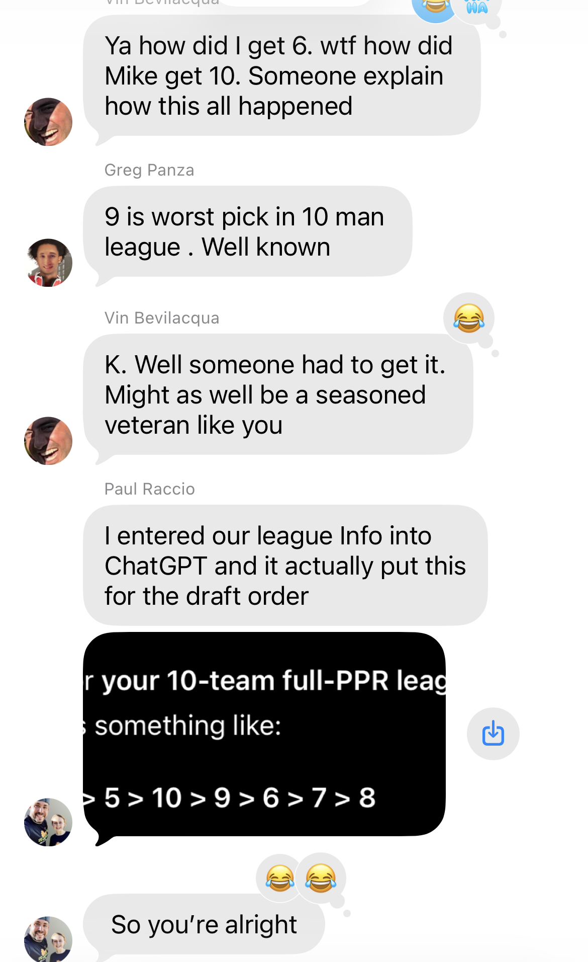 Exhibit 01 — Paul introduces the AI draft-slot analysis