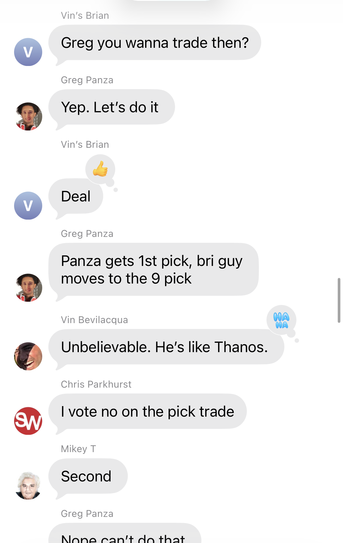 Exhibit 03 — Panza and Brian announce a deal